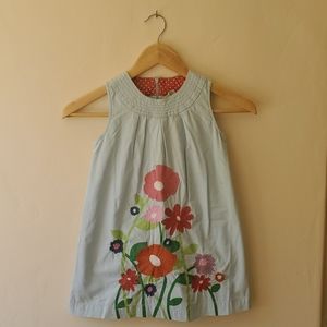 Girls Blue Mini Boden Sundress, 4/5